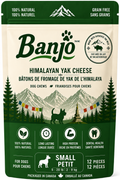 Banjo Himalayan Yak Cheese Dog Chews – Small Dogs – 12 Pack – 420 g