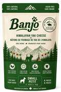 Banjo Himalayan Yak Cheese Dog Chews – Small Dogs – 4 Pack – 140 g